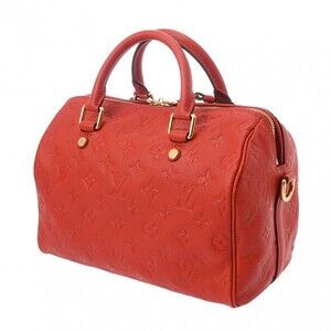 Louis Vuitton Bandouliere Leather Handbag Empreinte Speedy